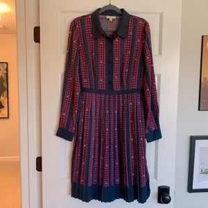 ModCloth Pleated Skirt Dress
